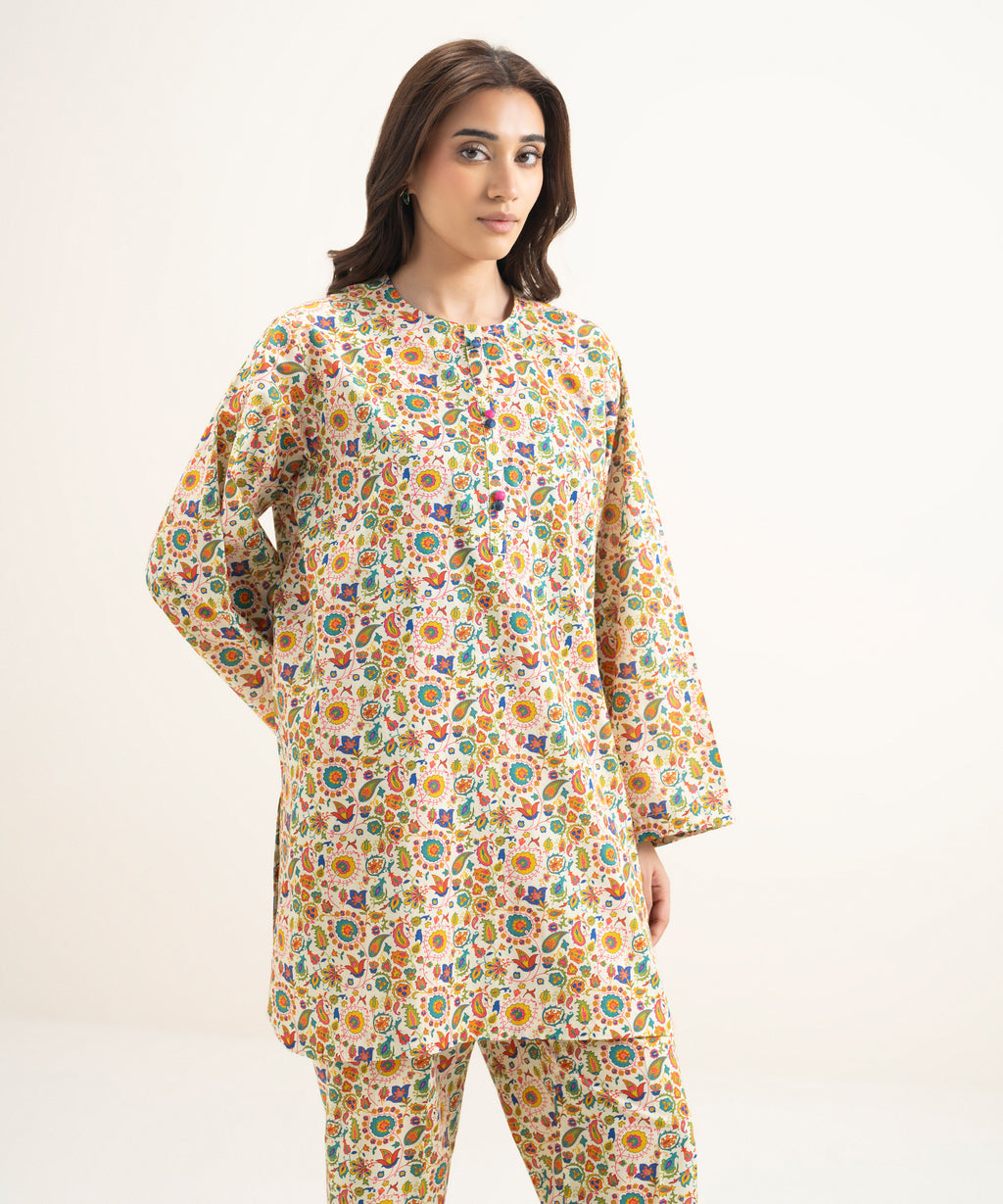 Printed Cambric Shirt
