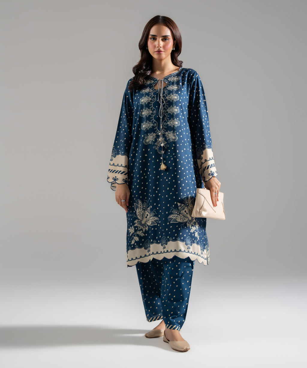 Printed Arabic Lawn Shirt