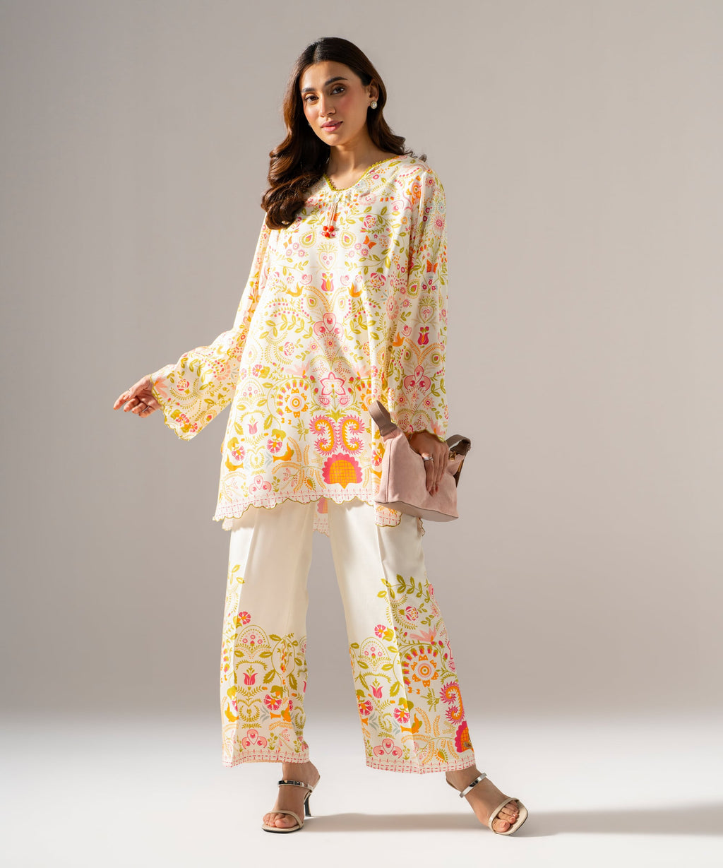 Printed Arabic Lawn Shirt