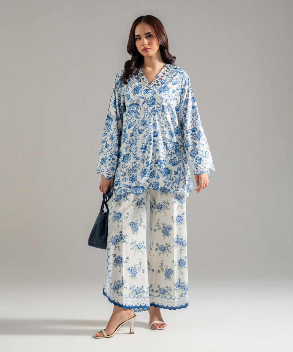 Printed Arabic Lawn Shirt