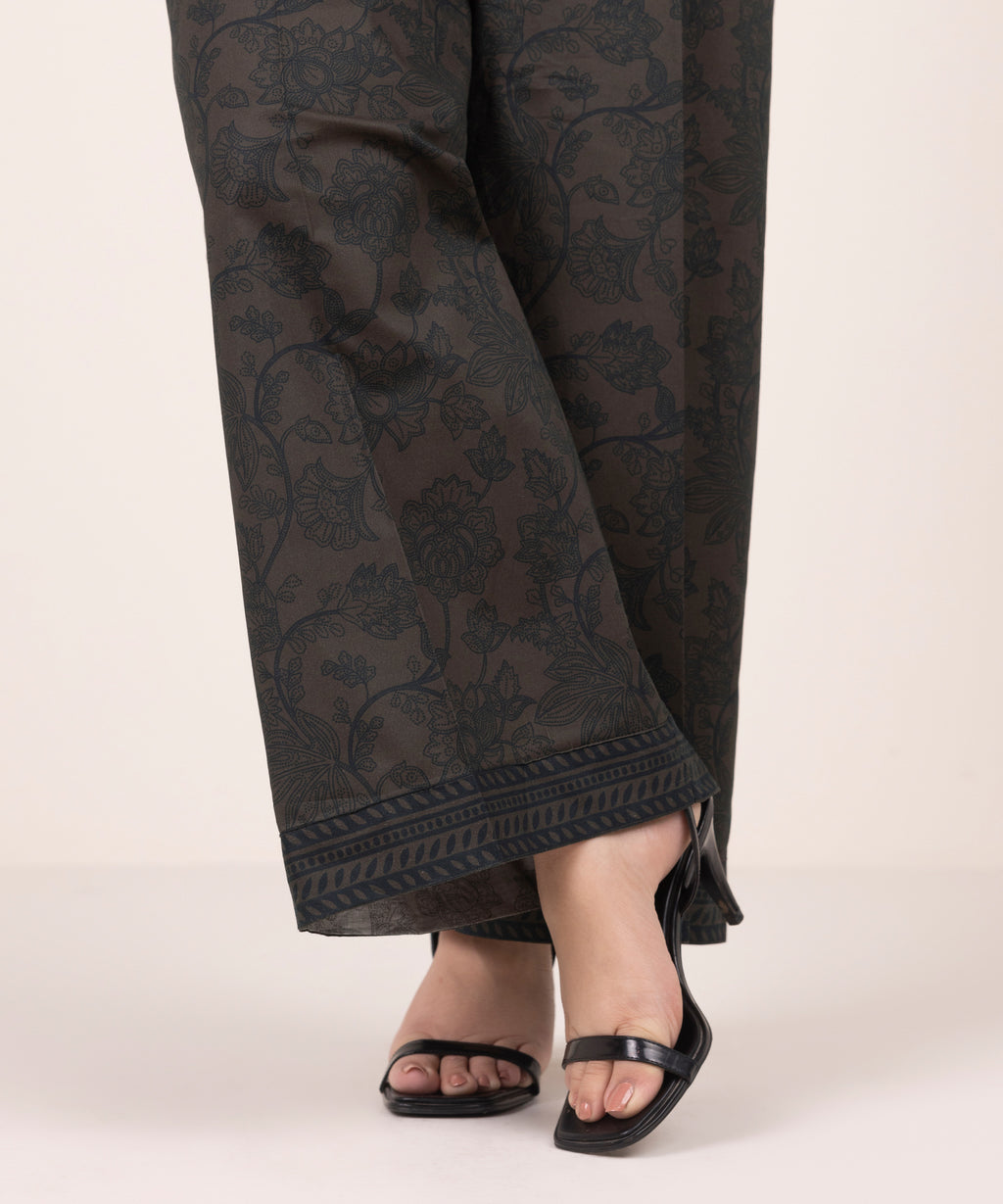 2 Piece - Emboidered Viscose Satin Suit