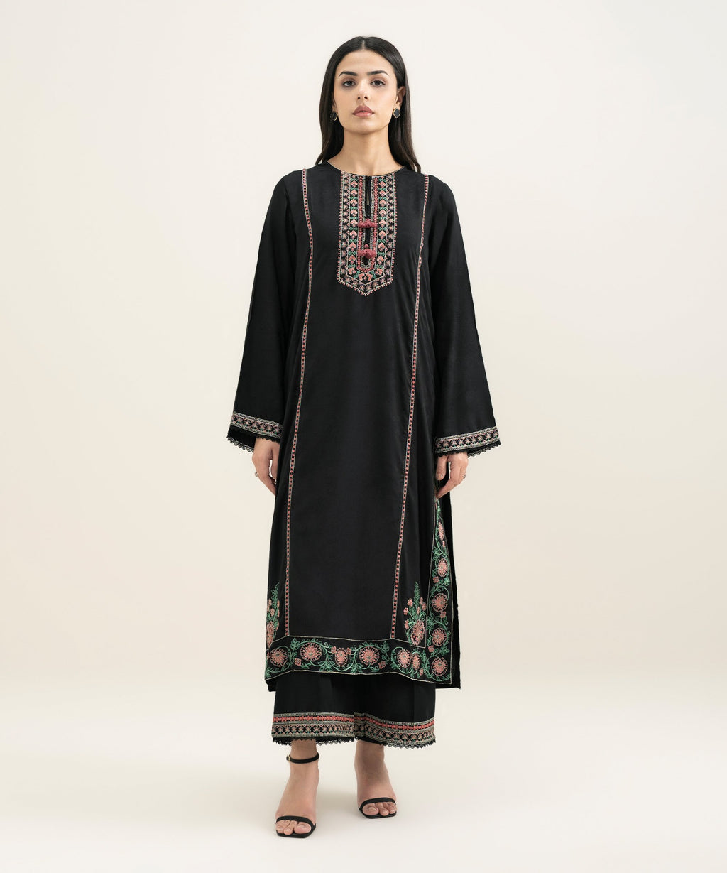 Embroidered Arabic Jacquard Shirt