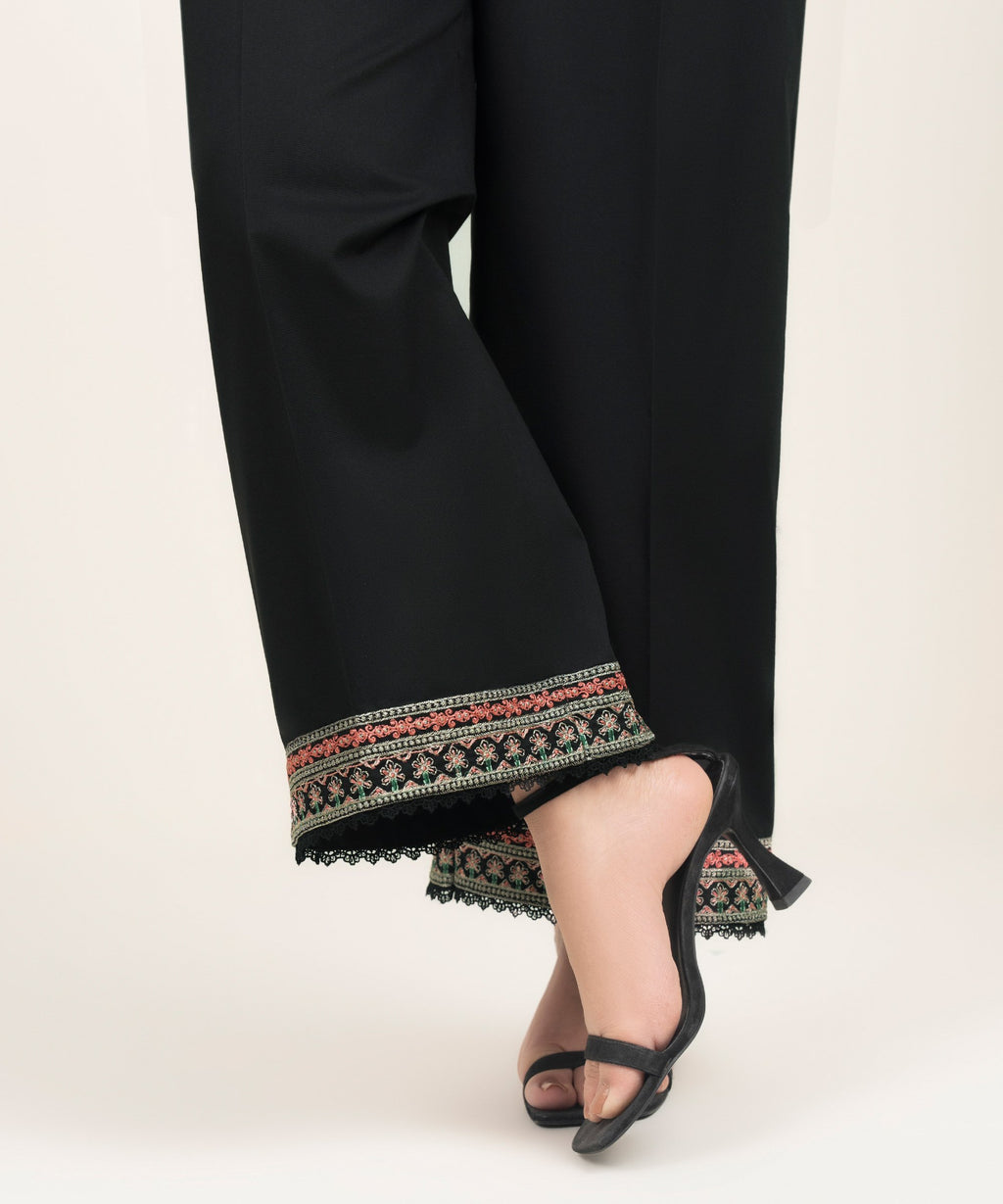 Embroidered Cambric Culottes