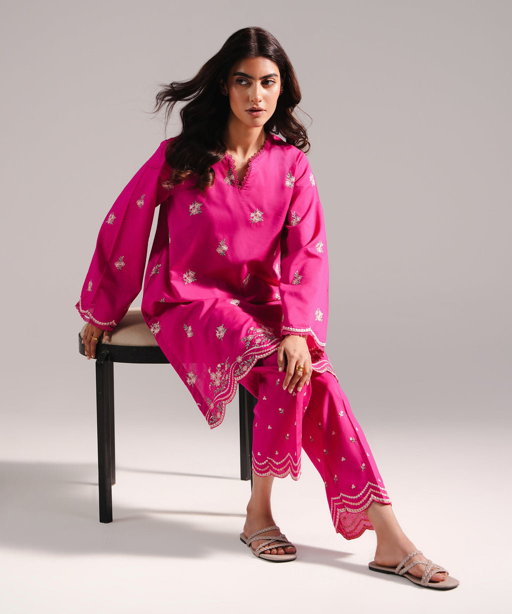 2 Piece - Embroidered Lawn Suit