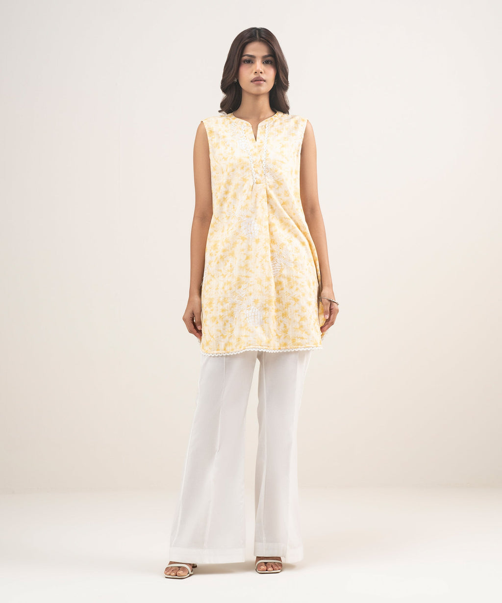 Embroidered Leno Kara Shirt