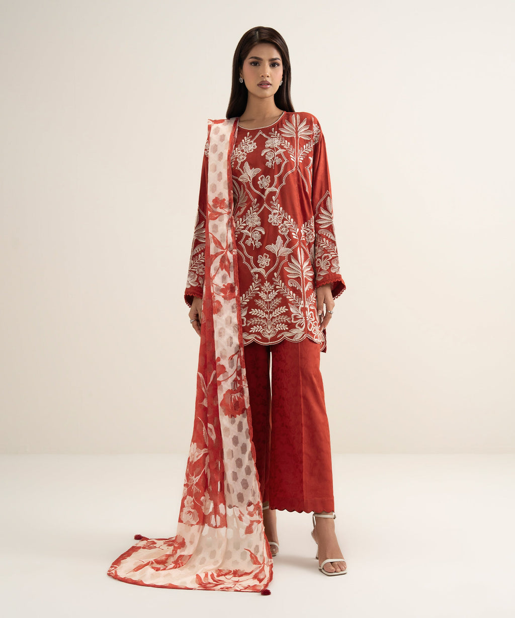 Printed Jacquard Dupatta