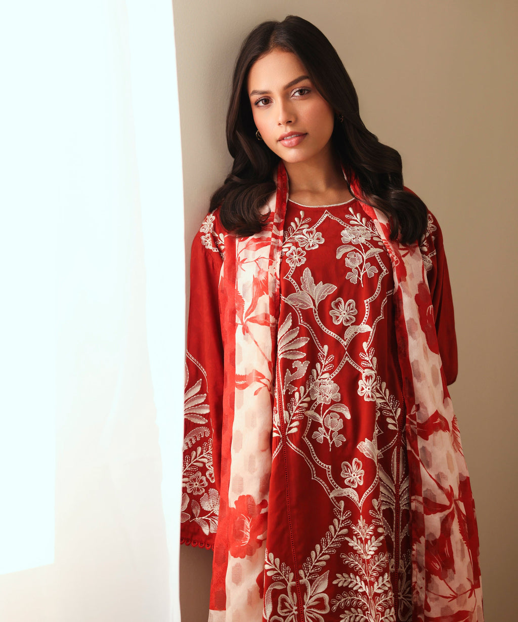 Embroidered Arabic Jacquard Shirt
