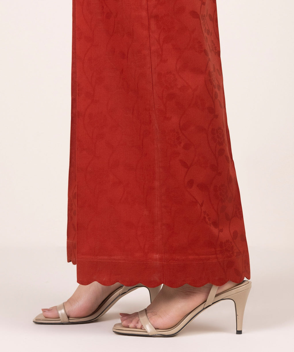 Solid Jacquard Culottes