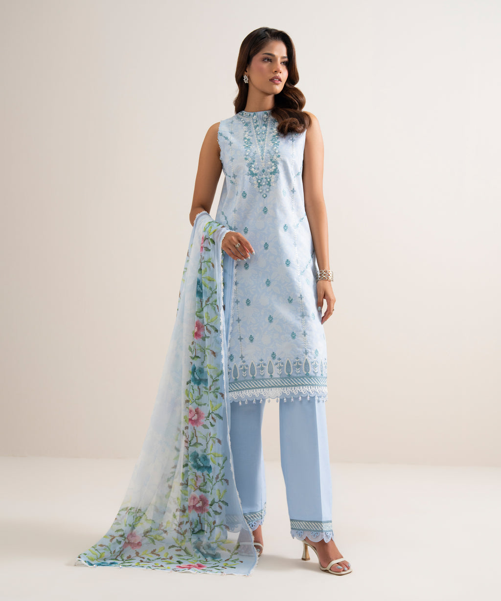 WOMEN 3PCS 3PC EMB ANDAAZ