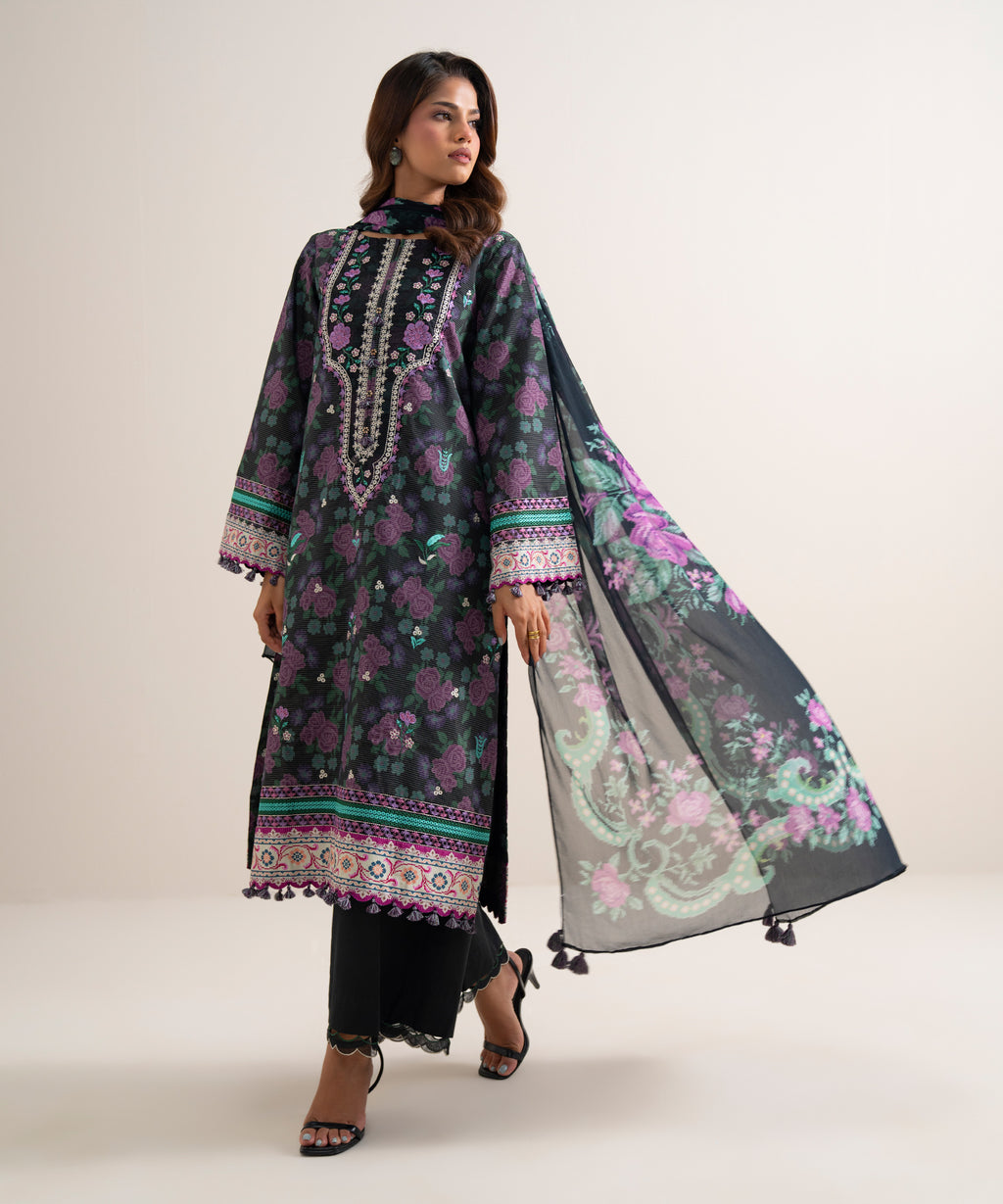 WOMEN 3PCS 3PC EMB ANDAAZ