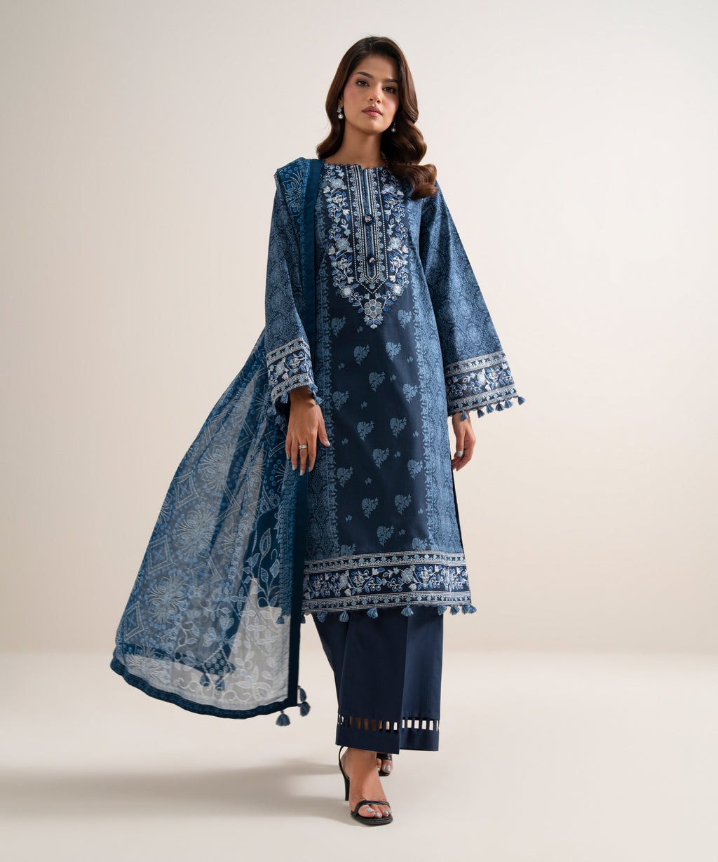 WOMEN 3PCS 3PC EMB ANDAAZ