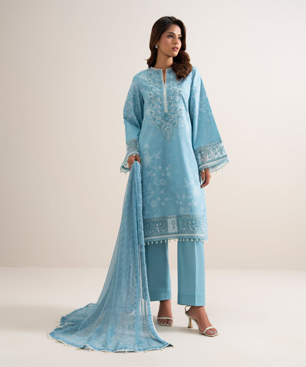 WOMEN 3PCS 3PC EMB ANDAAZ