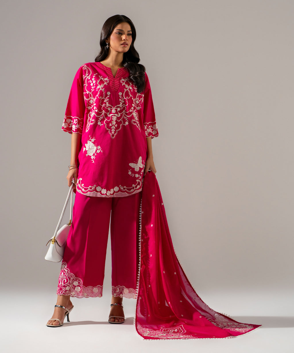 3 Piece - Embroidered Lawn Suit
