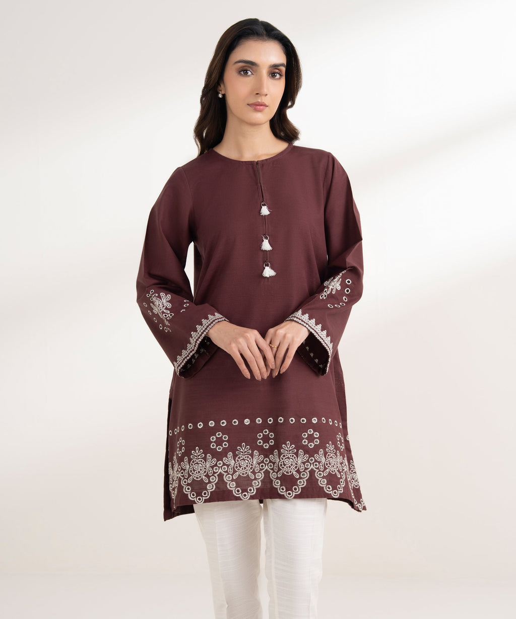 Embroidered Cotton Shirt