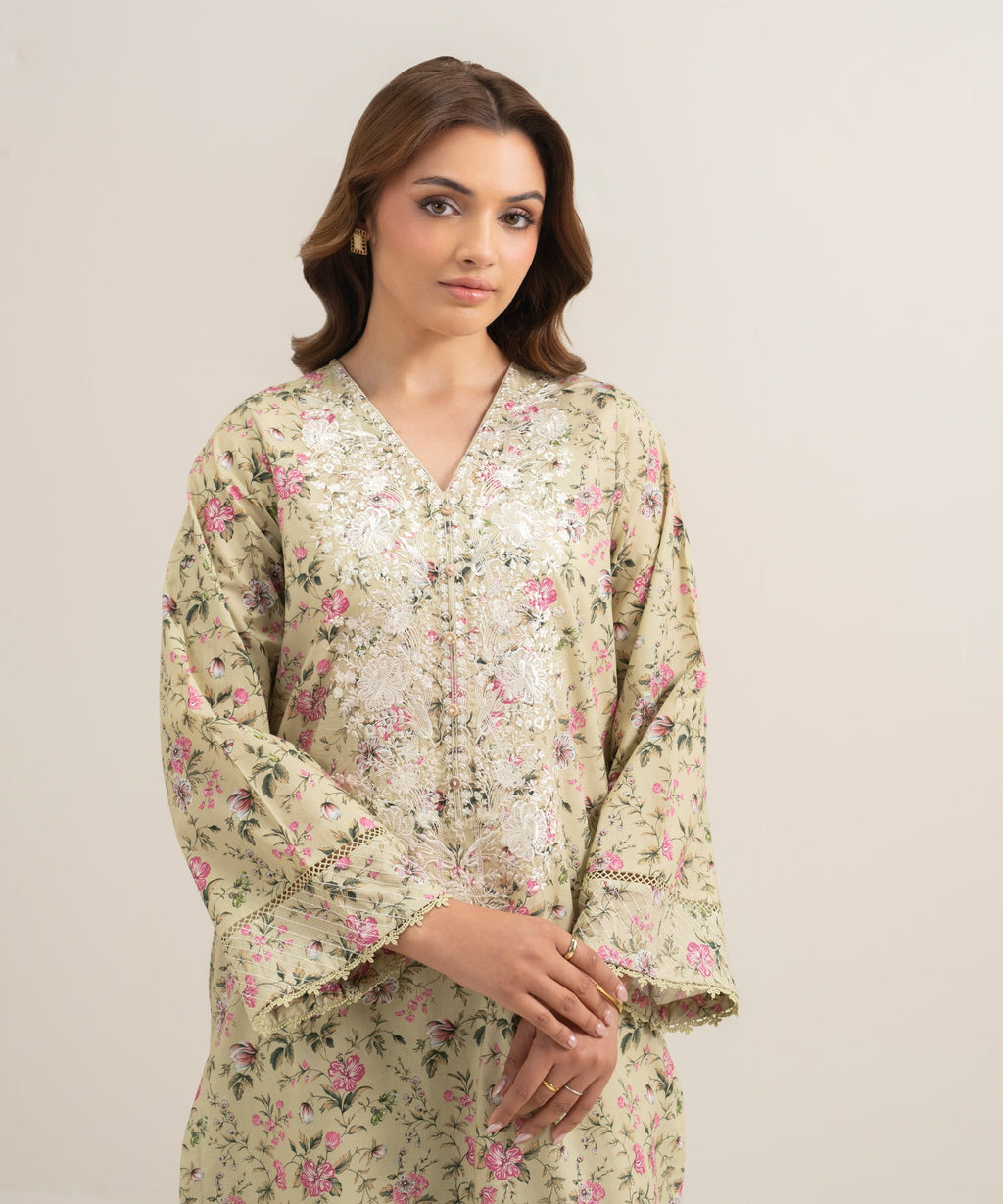 Embroidered Lawn Shirt