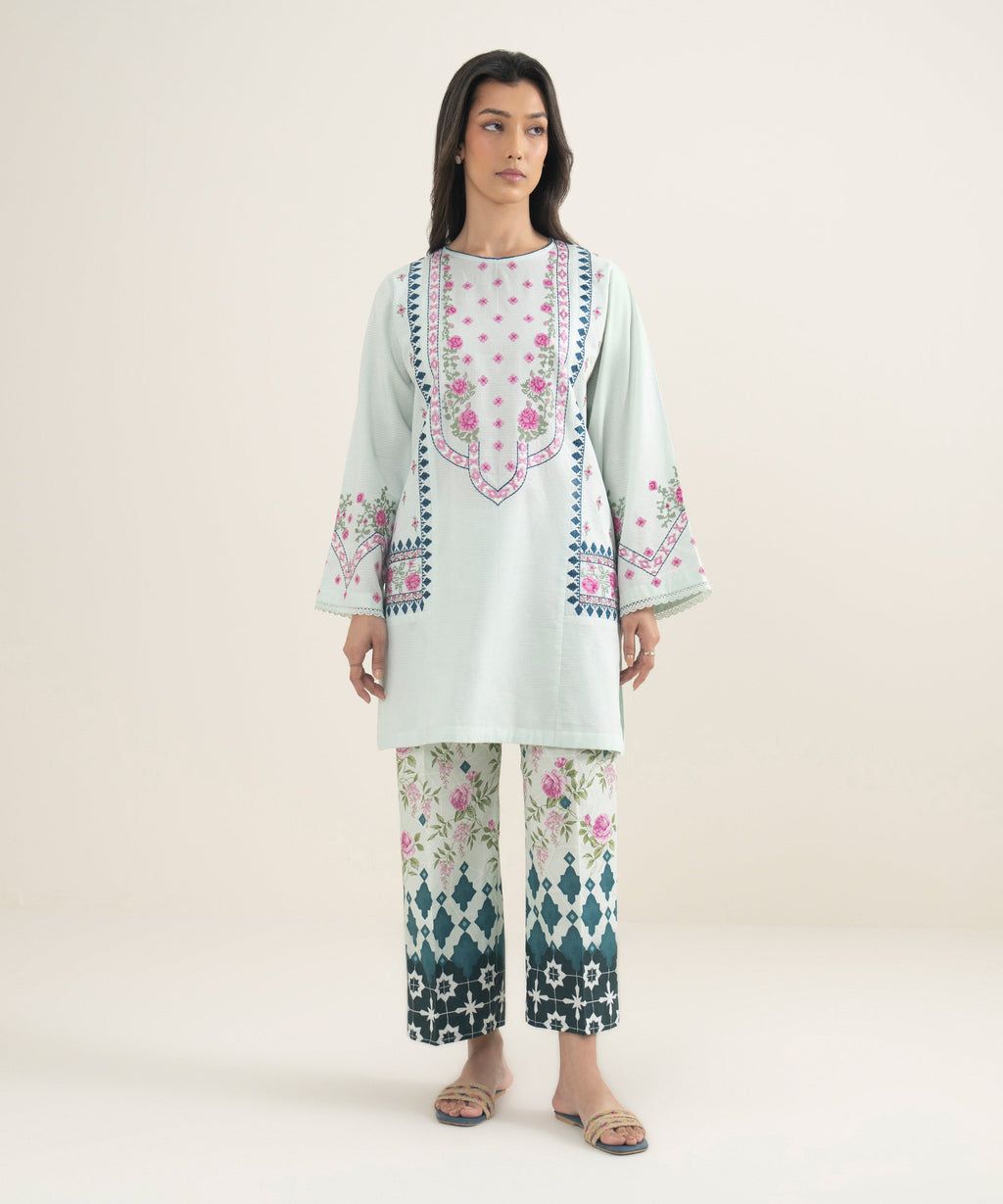 Embroidered Dobby Shirt