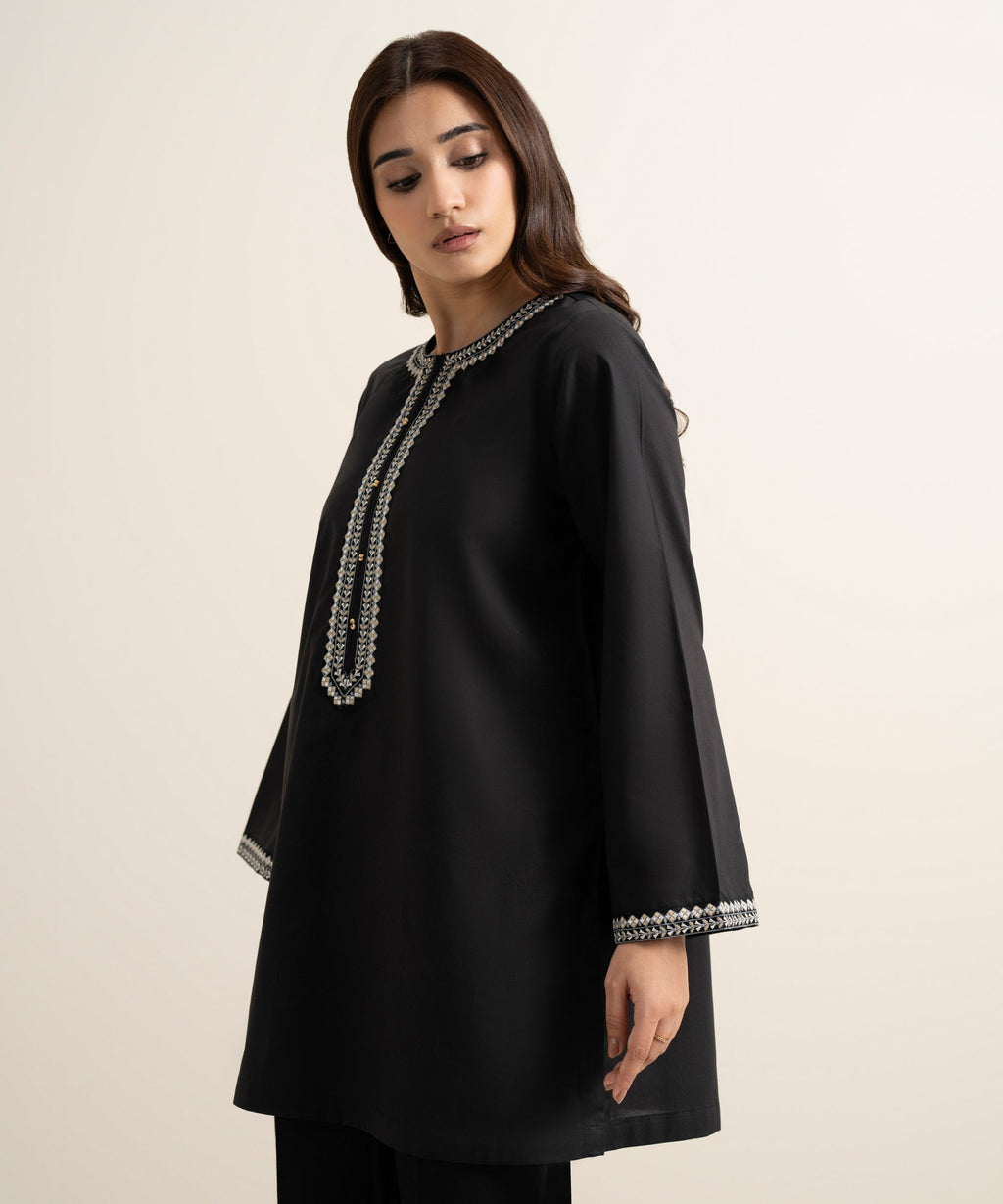 Embroidered Cambric Shirt