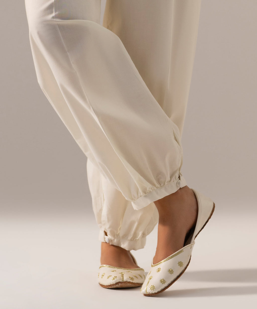 Solid Cambric Balloon Pants