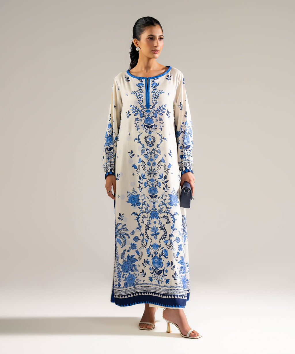 2 Piece - Printed Cotton Viscose Suit