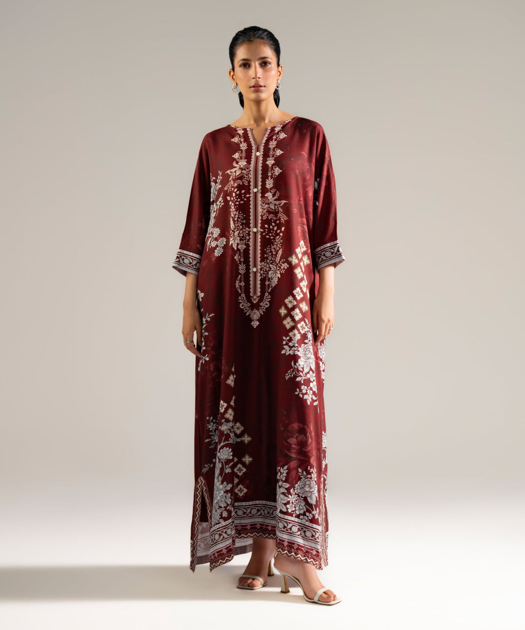 2 Piece - Printed Cotton Viscose Suit