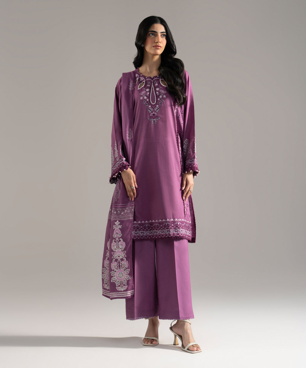Block Printed Voile Dupatta