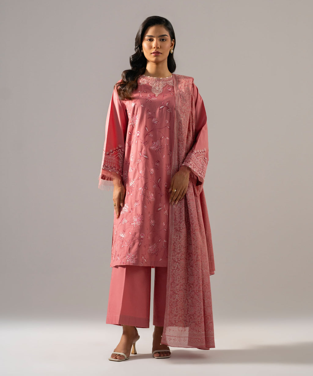 Block Printed Voile Dupatta