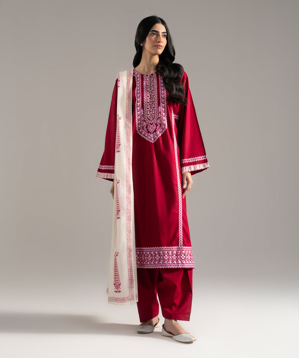 Block Printed Voile Dupatta