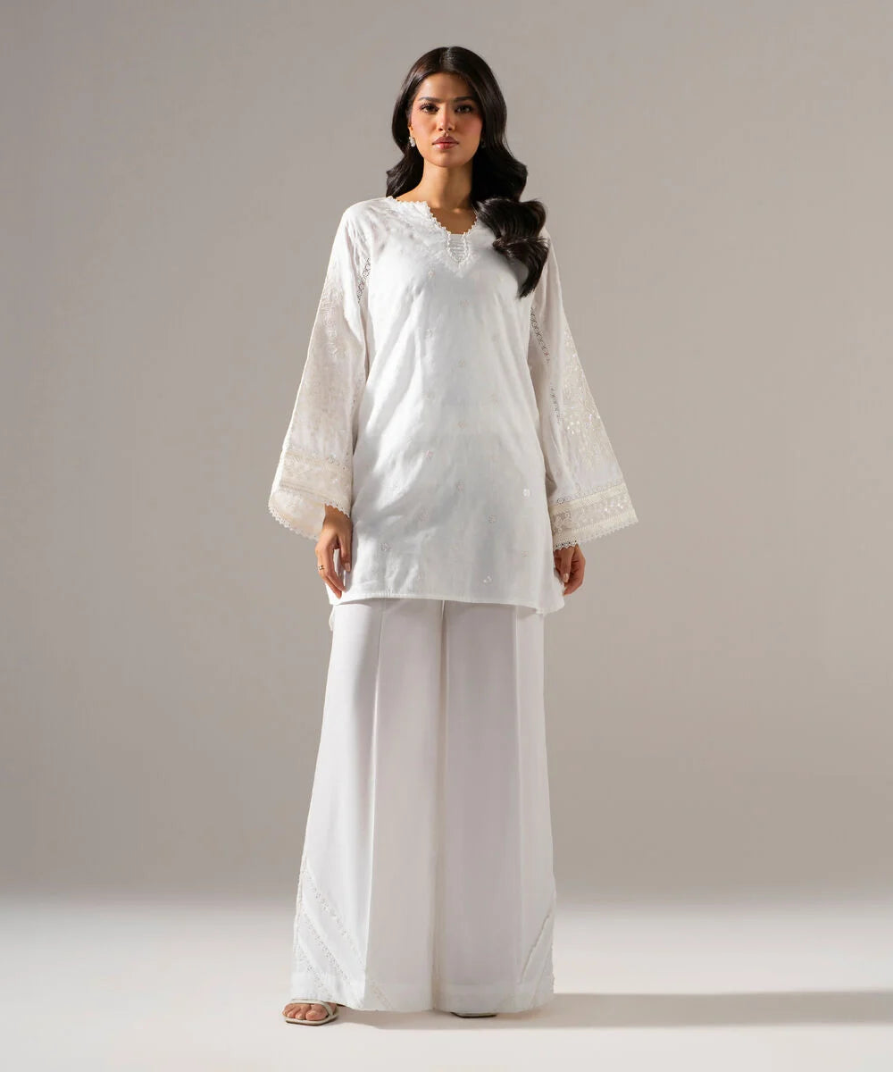 2 Piece - Embroidered Jacquard Suit