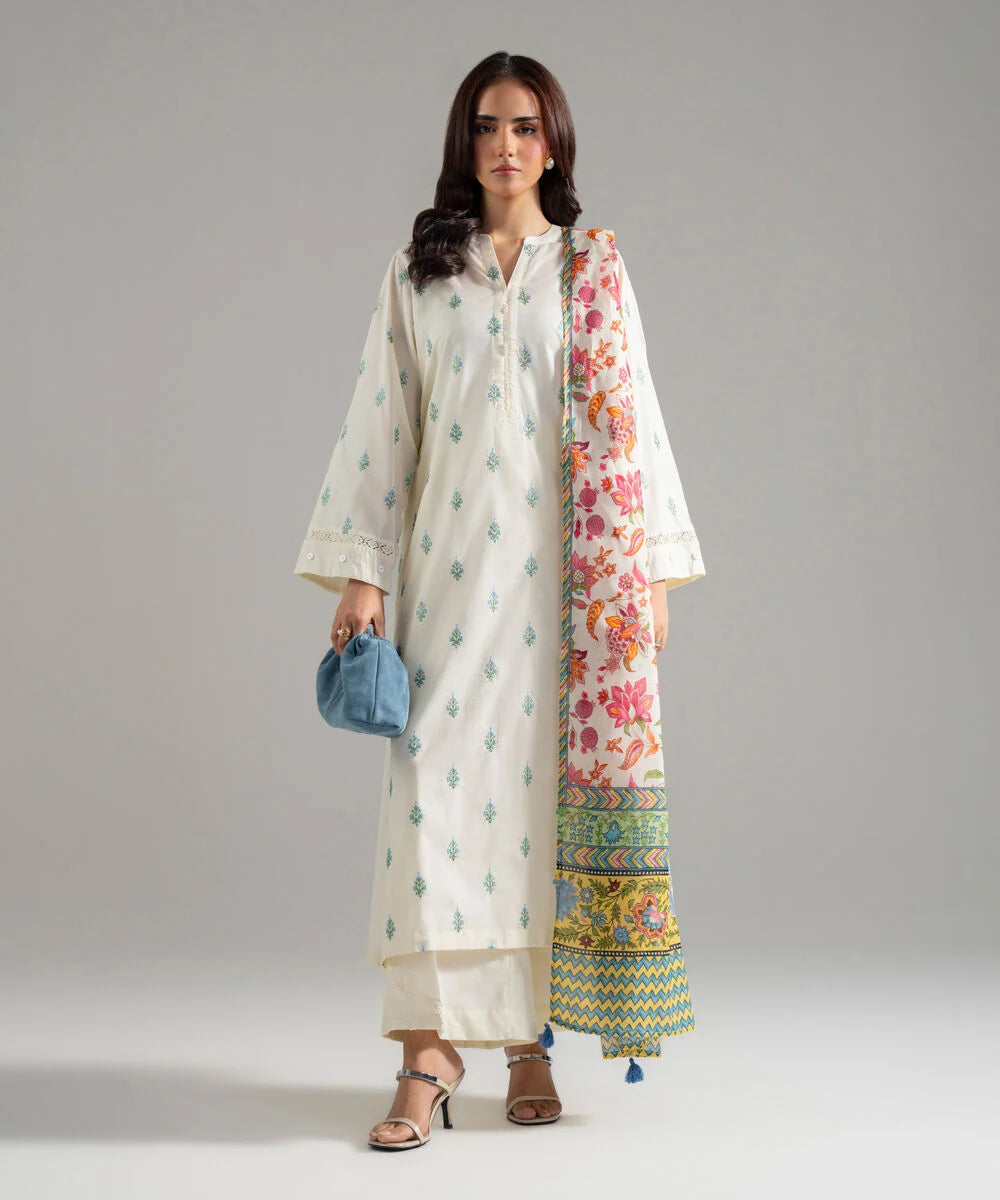 Printed Voile Dupatta