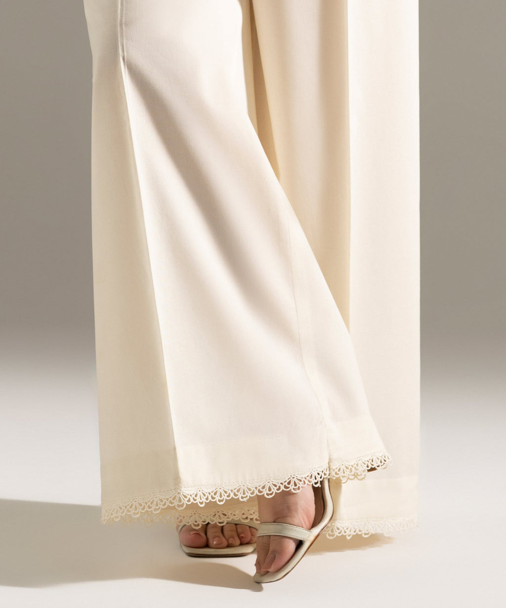 WOMEN TROUSER SOLID NEMB CASUAL