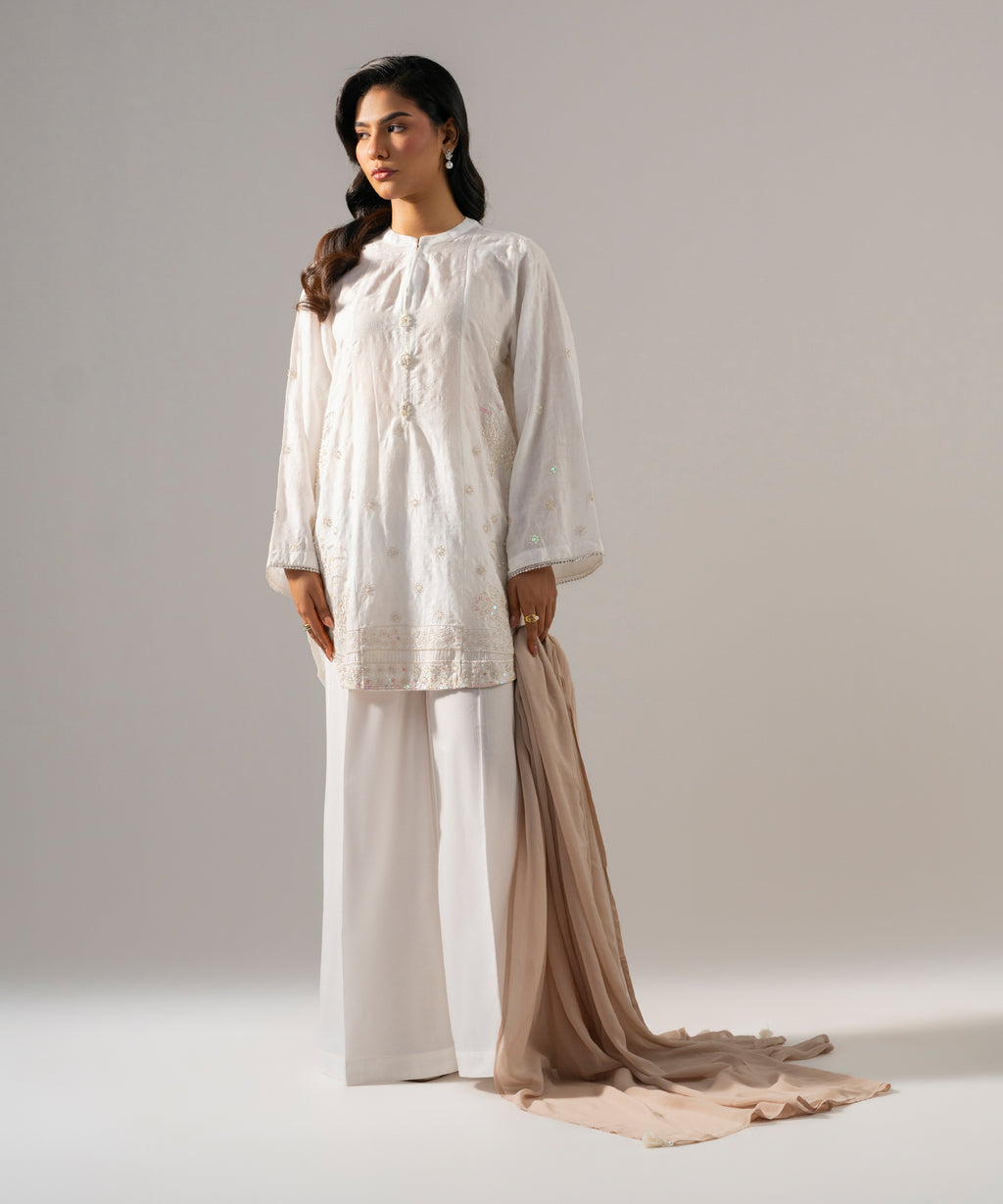 Solid Chiffon Dupatta