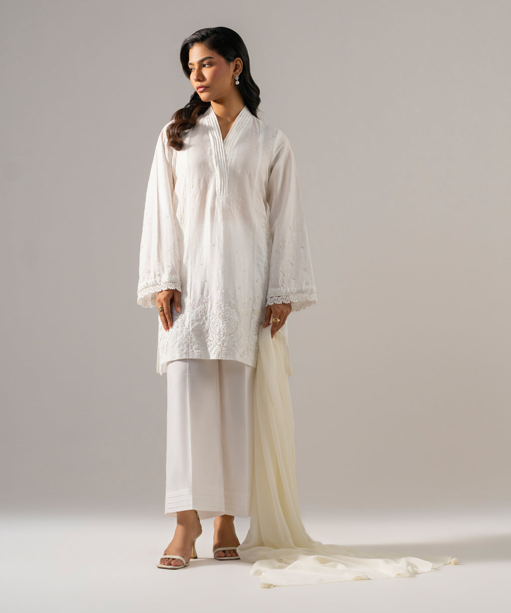Solid Chiffon Dupatta