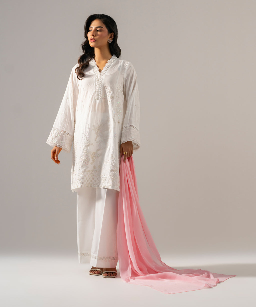 Solid Chiffon Dupatta