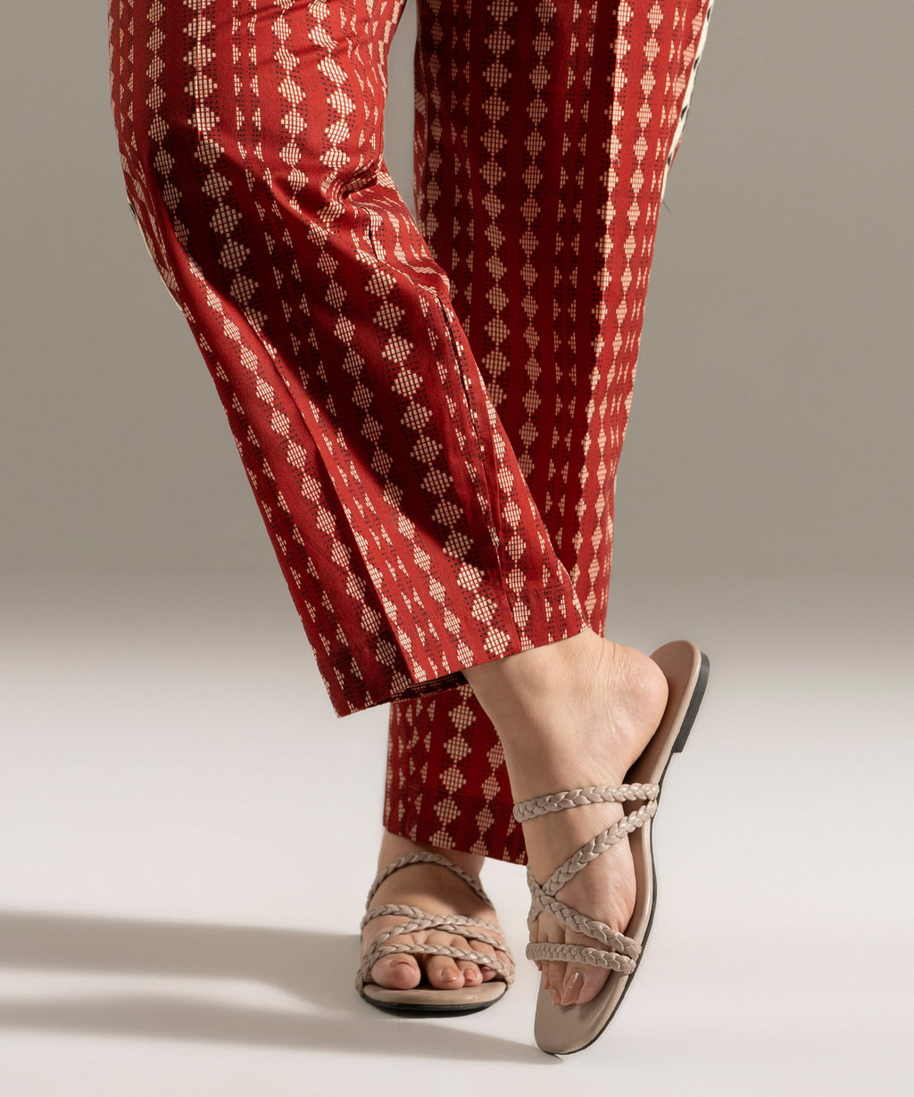 WOMEN TROUSER PRINT NEMB CASUAL