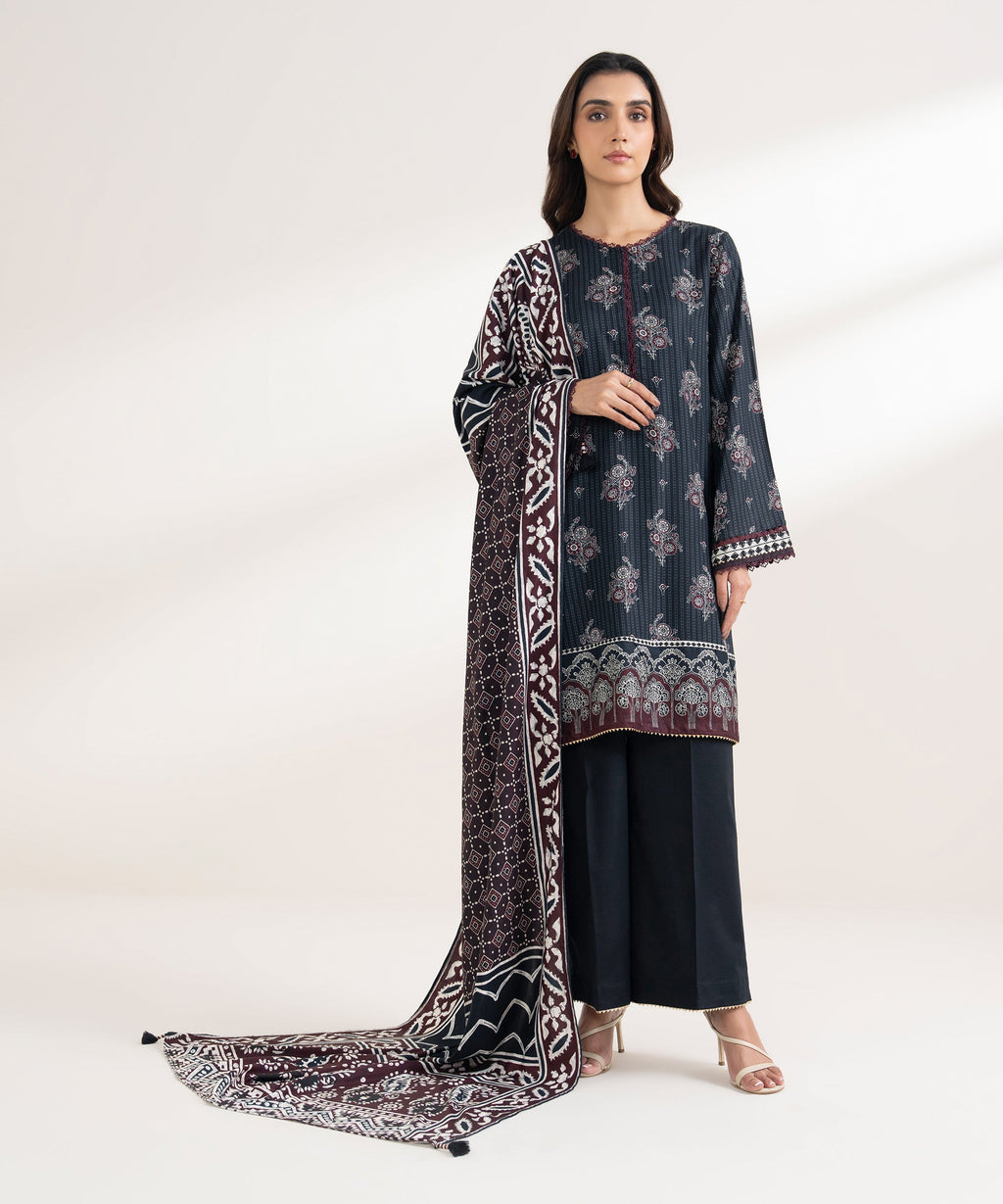 Printed Linen Dupatta