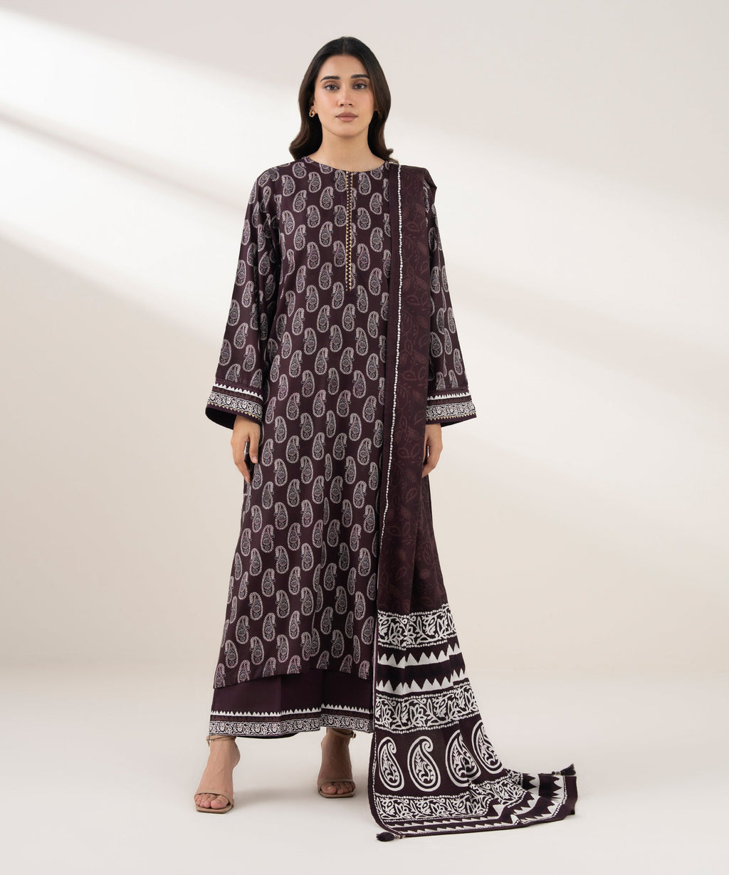 Printed Linen Dupatta