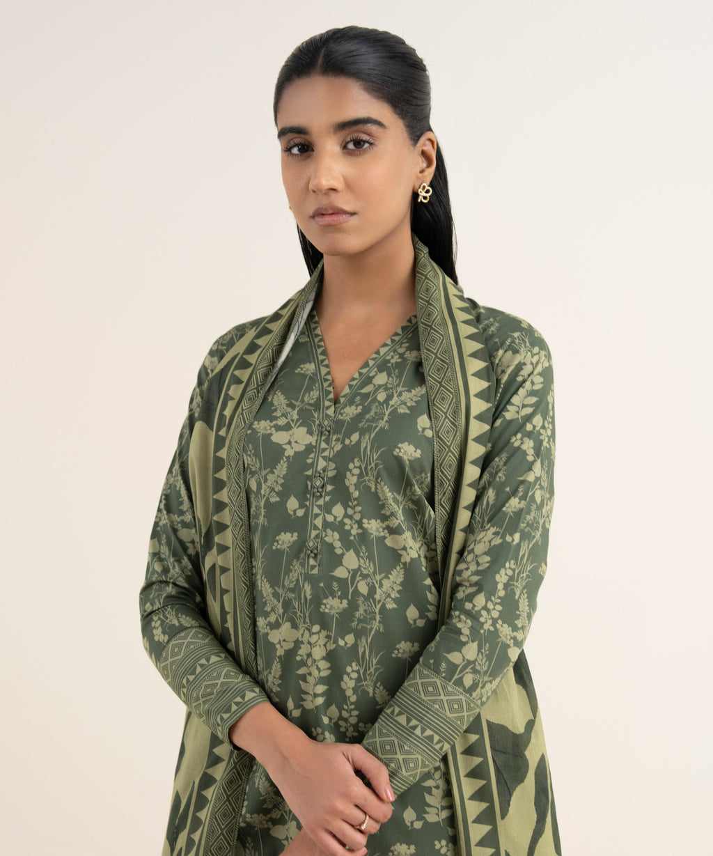 2 Piece - Printed Lawn Suit