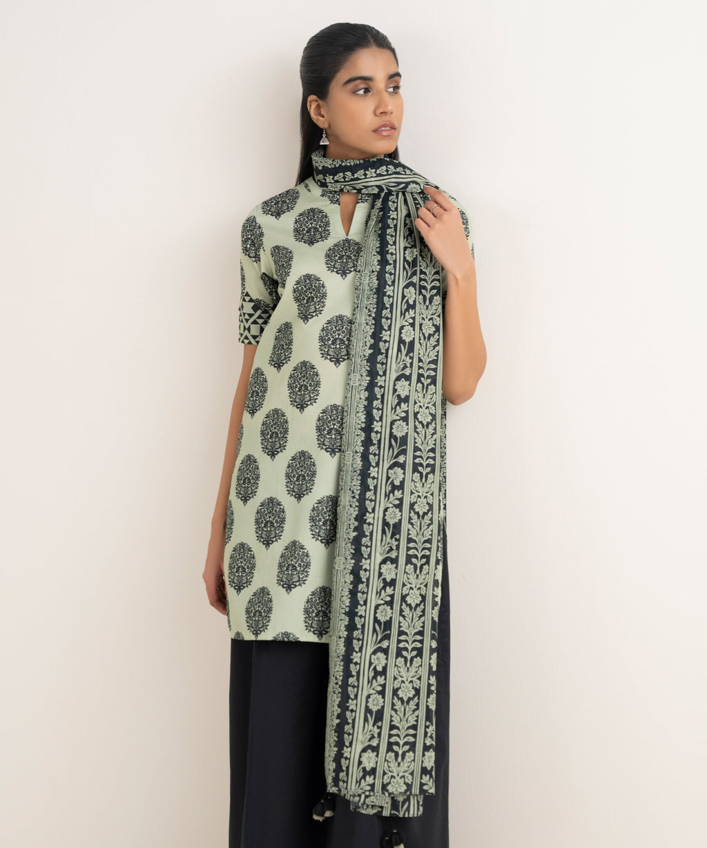 2 Piece - Printed Lawn Suit