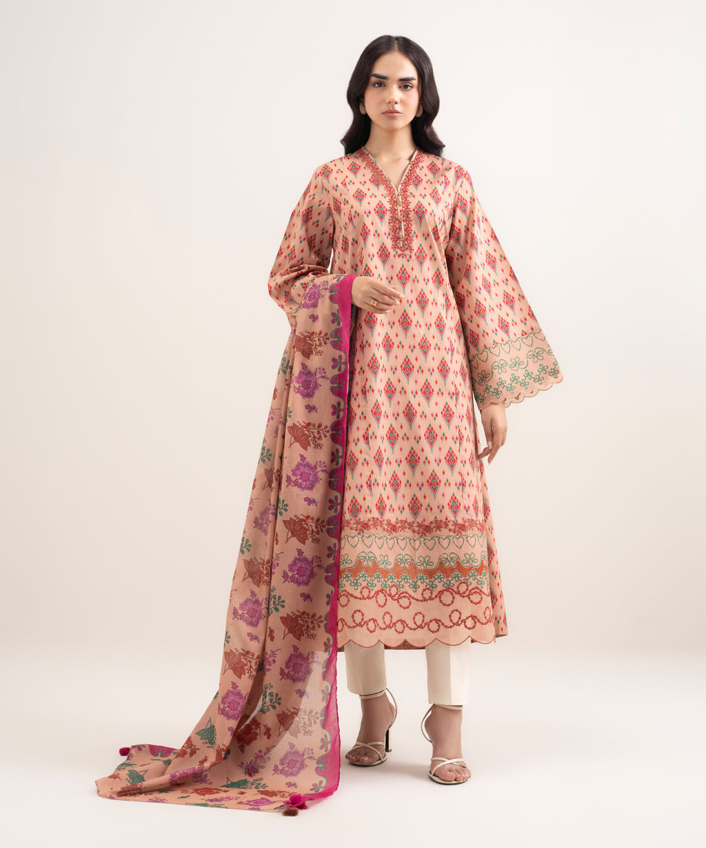2 Piece - Embroidered Lawn Suit