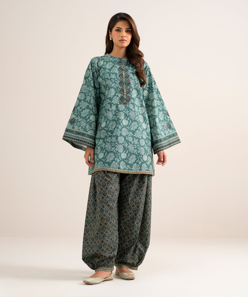 WOMEN 2PCS UNSTITCHED NEMB SUKOON