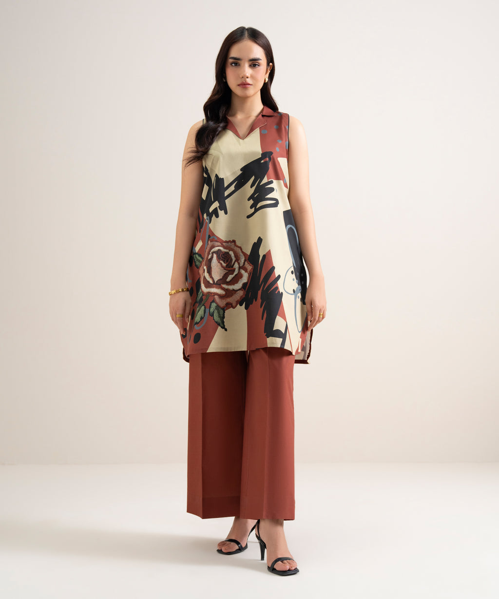 WOMEN 2PCS UNSTITCHED NEMB SUKOON