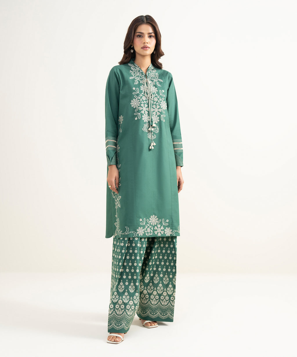 2 Piece - Embroidered Lawn Suit