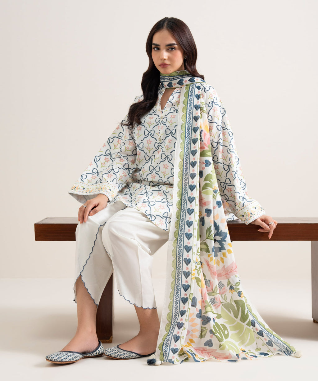 WOMEN 3PCS UNSTITCHED NEMB SUKOON