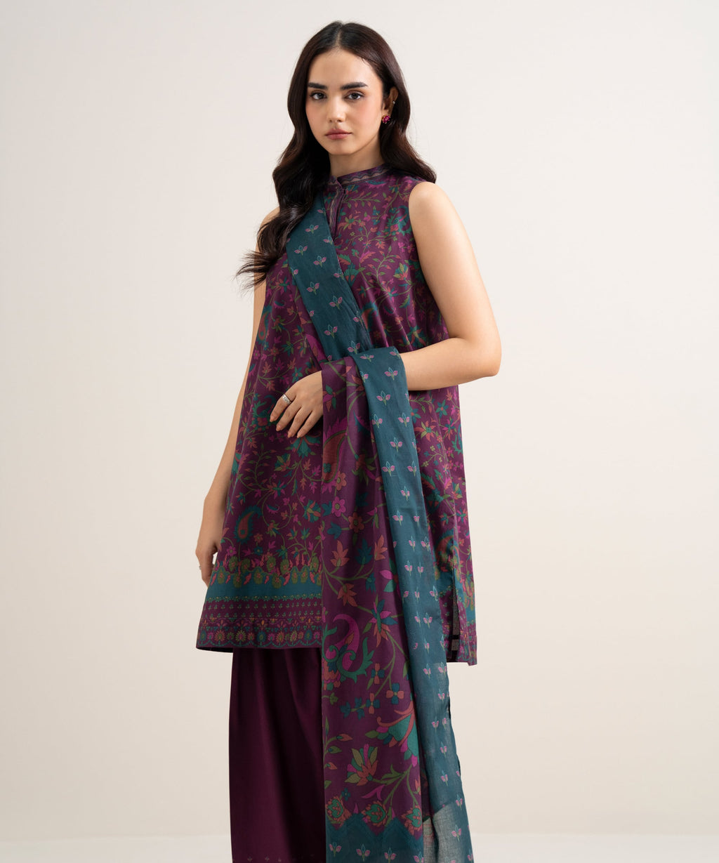 3 Piece - Printed Lawn Suit