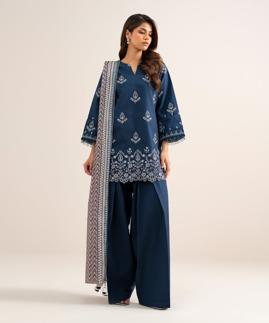 3 Piece - Embroidered Lawn Suit
